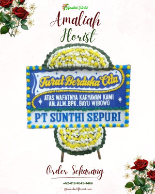 Papan Bunga Duka di Bergas