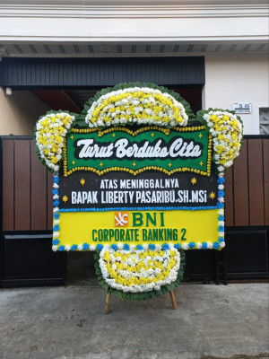 Papan Bunga Duka di Bergas