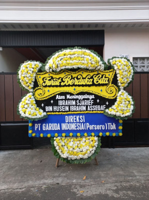 Papan Bunga Duka di Bergas
