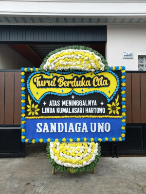 Papan Bunga Duka di Bergas