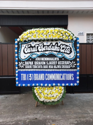 Papan Bunga Duka di Bergas